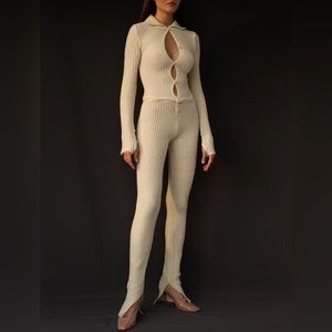 Ruve Vaona Jumpsuit NWT Beige